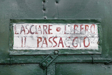 Allow free passage to the art.の写真素材