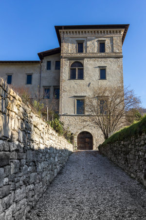 Traditional old Italian houseのeditorial素材