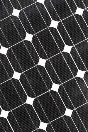 Photovoltaic panel for renewable electric production. Top view.の写真素材