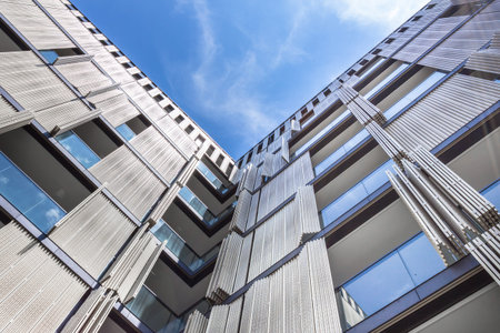 Modern building in a sunny day