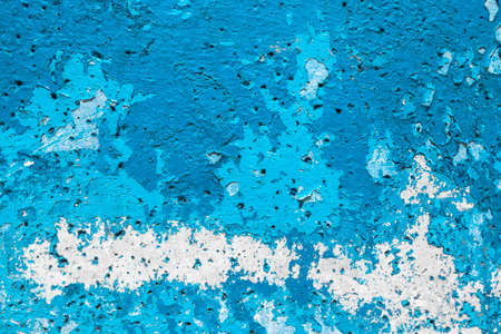 Blue grunge wall. Abstract wall texture and background.の写真素材