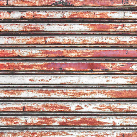 Rusty shutters of a garage. Ideal for concept and backgrounds.の写真素材