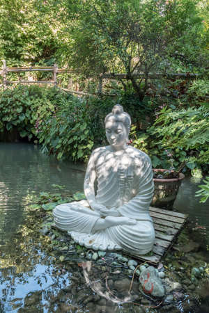 AndrÃ© Heller Botanical Garden. Gardone Riviera (BS), ITALY - August 25, 2020のeditorial素材