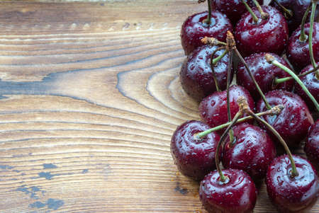 red cherries, cherries closeup, macroの写真素材