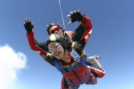 Skydiving photo の写真素材