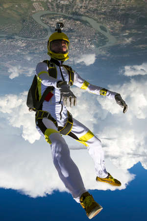 Skydiving photo  の写真素材