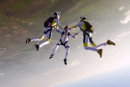 Skydiving photo.の写真素材