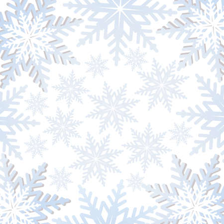 snowflakes backgroundのイラスト素材