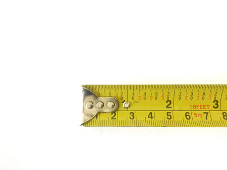 the isolate of Measuring Tape,Yellow line meter