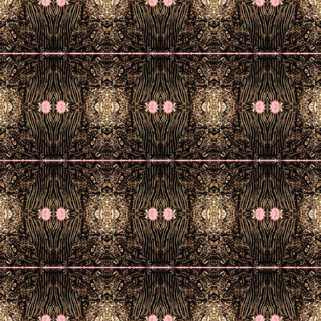 Seamless design of textured gothic pattern, wallpaper background