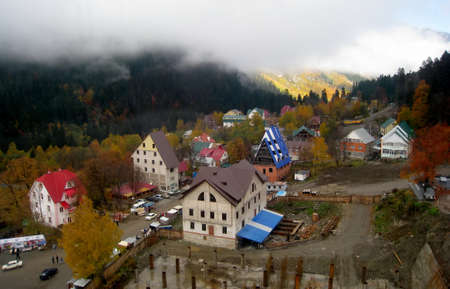 Dombay Russia landscape Photographyのeditorial素材