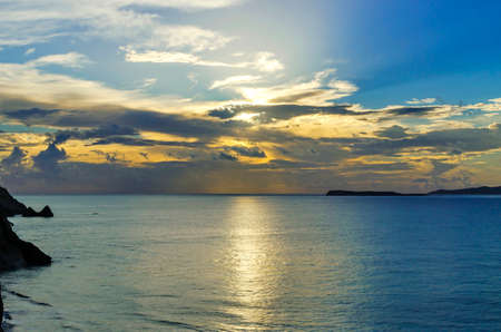 amazing sunsetの写真素材