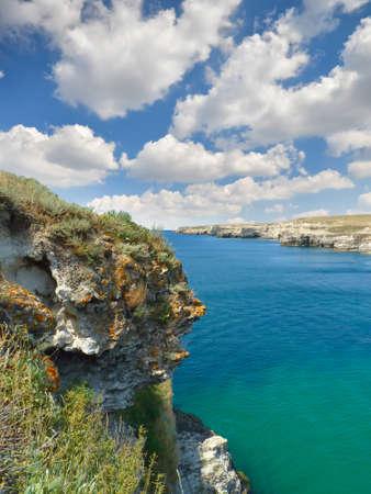 sea & coast in the sky natural compositionの写真素材