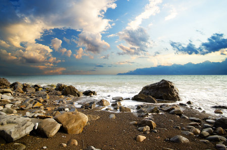 Beautiful seascape  Composition of nature 