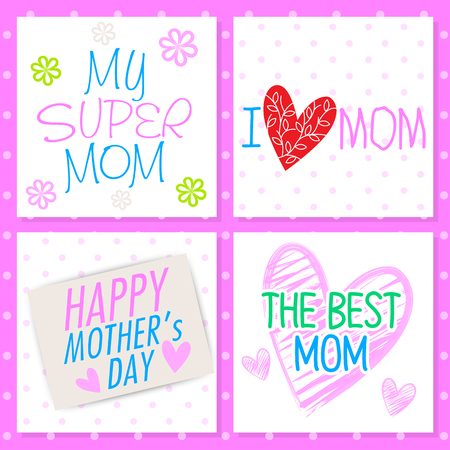 Happy Mothers Dayのイラスト素材