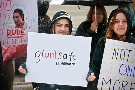 'March for Our Lives' anti-gun violence rallyのeditorial素材