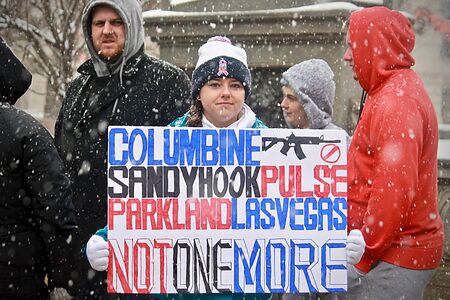 'March for Our Lives' anti-gun violence rallyのeditorial素材