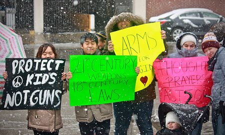 'March for Our Lives' anti-gun violence rallyのeditorial素材