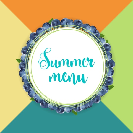 summer menu designのイラスト素材