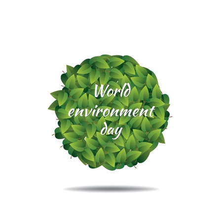 World Environment day concept. Vector illustrationのイラスト素材