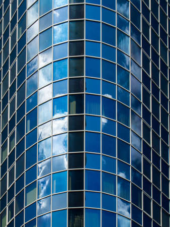 Business buildings in Frankfurt, Germanyの写真素材