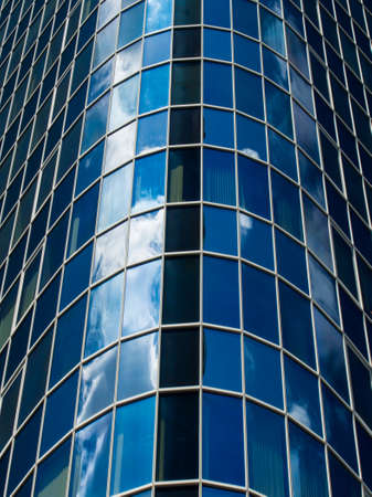 Business buildings in Frankfurt, Germanyの写真素材