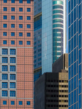Office buildings in one of the most fascinating financial areas of Europeの写真素材