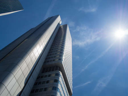 Office buildings in one of the most fascinating financial areas of Europeの写真素材