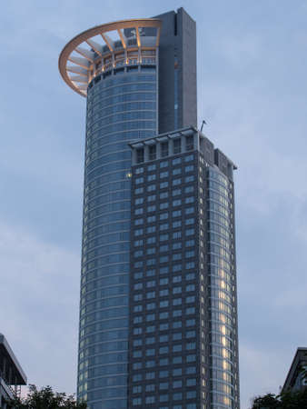 Business building in the Westend of Frankfurt, Germany.の写真素材