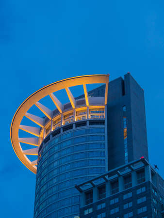 Business building in the Westend of Frankfurt, Germany.の写真素材