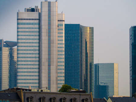 Skyline Frankfurt ,. Germanyの写真素材