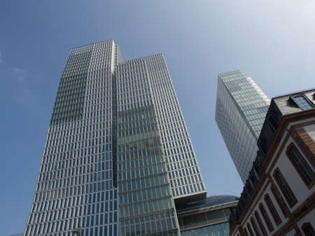 Dynamic architecture in the center of Frankfurt, Germanyのeditorial素材