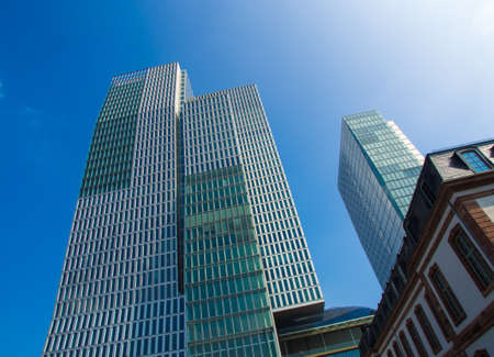 Dynamic architecture in the center of Frankfurt, Germanyのeditorial素材