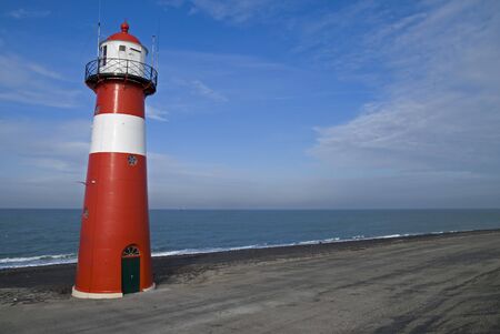 Lighthouse on the North Seaの写真素材