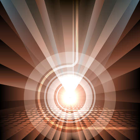 Abstract  background drawn in futuristic styleのイラスト素材