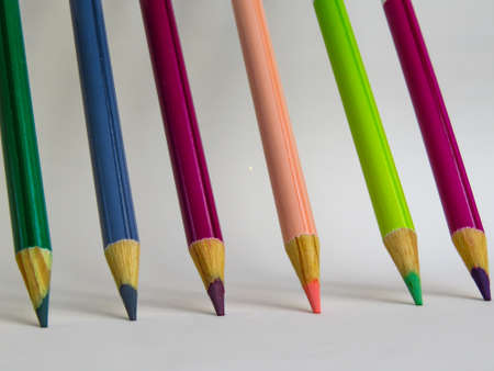 pencils coloredの写真素材