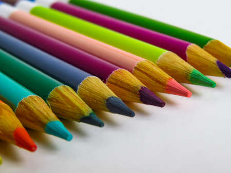 pencils coloredの写真素材