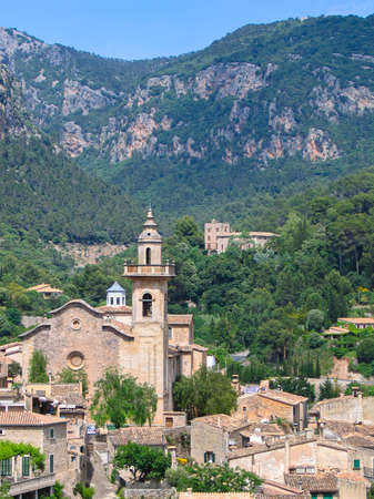 Valldemossa Church, Mallorcaの写真素材