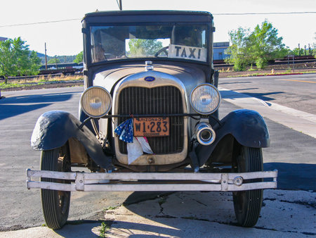 Vintage Ford Model A, Williamsのeditorial素材