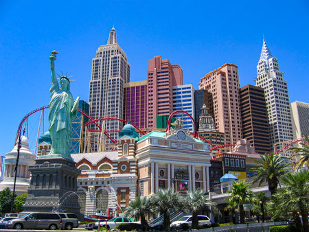 Skyline from the Hotel and Casino New Yorkのeditorial素材