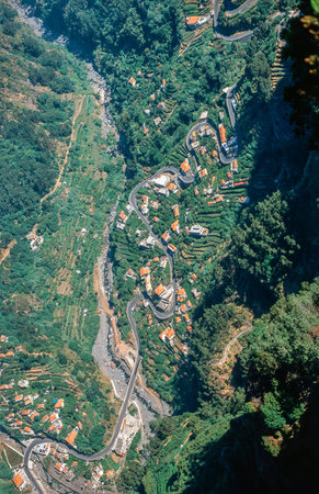 View of Curral das Freiras from the mountain pass