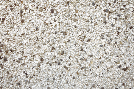 Small White and Brown Gravel Texture as Natural Industrial Backgroundの写真素材