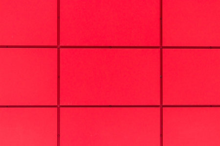 Red tile mosaic backgroundの写真素材