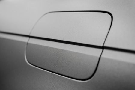 Car oil filler cap close-up.の写真素材