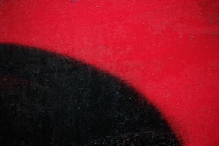 Abstract texture of plaster of red and black colors. Close up.の写真素材