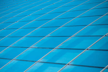 Glass roof of a modern building like background.の写真素材