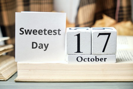 Sweetest Day of autumn month calendar october.