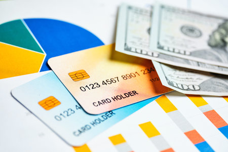 Credit Cards Growth Concept with Banking Products Demand.