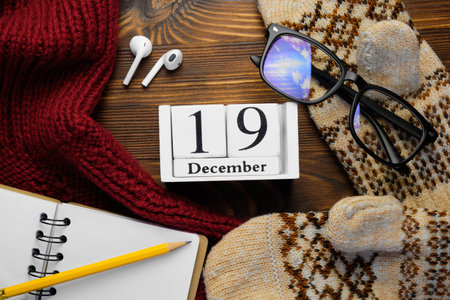 nineteenth day of winter month calendar december.