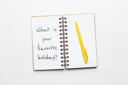 philosophical question about a favorite holiday and keeping up a conversation